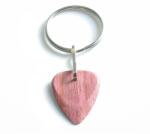 Timbertones TTKRPH1 - Key Ring with Macassar Purple Heart Wood Pick - Q968Q