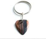 Timbertones TTKRME1 - Key Ring with Macassar Ebony Wood Pick - Q967Q