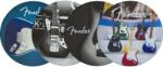 Fender 9106108000 - Fender Guitars Coasters, 4-Pack, Multi-Color Leather - FEN2034