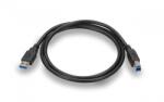 Soundsation WM-USB310-10 - Wiremaster USB 3.0 kábel (A-típusú papa USB 3.0  B-típusú papa USB 3.0) fekete  1m - J514J