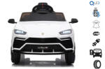 Beneo Elektromos játékautó Lamborghini Urus, 12 V, 2, 4 GHz távirányító, USB / SD bemenet, lengéscsillapított, nyitható ajtók, puha EVA kerekek, 2 X MOTOR, Fehér, Eredeti liszensz