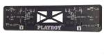 Siberia Rendszámtábla tartó, 3D feliratos, logós, Playboy (P149)
