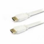 SBOX HDMI-FLAT-15W HDMI-HDMI kábel M/M - 1.5M, fehér