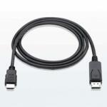 SBOX HDMI - Display Port kábel M/M - 2M - followed