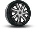 NRM Capace pentru roți MAZDA 15", N-POWER BICOLOR argintiu-negru 4bc