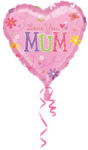 Amscan Anagram Balon folie inima LoveYou Mum 43 cm - articole-petreceri - 12,99 RON