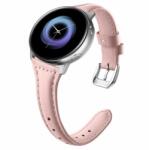 Samsung 1/2/3 20mm Samsung Galaxy Watch bőr szíj, Szíj mérete 20 mm, Bőr szíj színe Rózsaszín