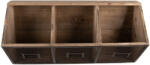 Clayre & Eef Raft perete metal lemn maro 60x19x30 cm (5H0638) - decorer Raft