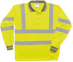 Portwest S277 HiVis hosszú ujjú pólóing sárga (S277YERXL)