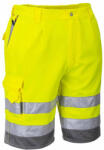 Portwest Jól láthatósági rövidnadrág Portwest E043 sárga - szürke (E043YGYXXL)