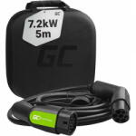 Green Cell EV09 electric vehicle charging cable Type 2 7, 2kW 5 m (EV09) - badabum