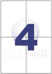 Bluering Etikett címke, 105x148mm, 4 címke/lap Bluering® - nyomtassingyen