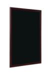  Krétás információs tábla, fekete felület, 45x60 cm, cseresznyefa színű keret (PM0415652) - nyomtassingyen