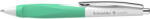Schneider Golyóstoll, 0, 5 mm, nyomógombos, fehér-menta színű tolltest, SCHNEIDER "Haptify", kék (135334) - nyomtassingyen