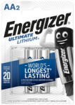 Energizer Elem, AA ceruza, 2 db, Lítium, ENERGIZER "Ultimate Lithium (639154) - nyomtassingyen