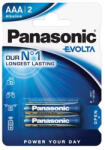 Panasonic Elem, AAA mikro, 2 db, PANASONIC "Evolta (LR03EGE-2BP/LR03EGE/2BP) - nyomtassingyen