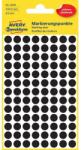 Avery Etikett címke, o8mm, jelölésre, 104 címke/ív, 4 ív/doboz, Avery fekete (3009) - nyomtassingyen