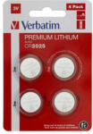 Verbatim Gombelem, CR2025, 4 db, VERBATIM "Premium (49532) - nyomtassingyen