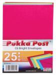 Pukka pad Boríték, C6, szilikonos, PUKKA PAD "Bright", vegyes színek (9061-ENV)