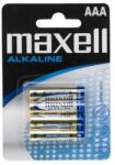 Vez Maxell Elem - Alkáli elem, 4db AAA (LR03), 1, 5V (no mercury) (18721) - nyomtassingyen