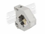 Delock DIN sín adapter Keystone SC Simplex anyával (87167)