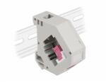 Delock DIN sín adapter Keystone SC Simplex anyával (87182)