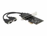 Delock PCI Express Kártya > 2 x RS-422/485 soros csatlakozó 15 kV ESD védelemmel (90048)