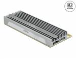 Delock PCI Express x16 (x1 / x4 / x8) kártya - 1 x NVMe M. 2 Key M LED kijelzővel (90566) - dellaprint