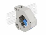 Delock DIN sín adapter Keystone SC Simplex anyával (87164)