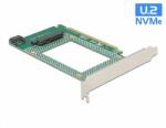 Delock PCI Express x16-kártya - 1 x belső U. 2 NVMe SFF-8639 (90051)