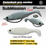 Biwaa Submission 5" 13cm 02 Pearl White gumihal 3db/csg (B000841)