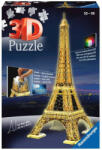 Ravensburger Puzzle 3D Turnul Eiffel Noaptea, 216 Piese (RVS3D12579) - carlatoys