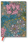 Paperblanks butikkönyv Morris Pink Honeysuckle midi vonalas (9781439793879)