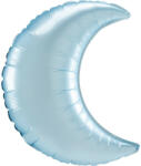 Pastel Blue Crescent szatén hold fólia lufi 66 cm (DPA4183799) - gyerekagynemu