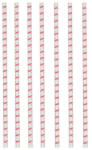  Flamingó Pink papír szívószál, 12 db-os szett (DPA9903331) - gyerekagynemu
