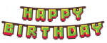  Játék Game On Happy Birthday felirat 160 cm (MLG140323) - gyerekagynemu