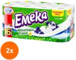 Emeka Set 2 x 16 Role Hartie Igienica Emeka Mountain Fresh, 3 Straturi (ROC-2xFIMEMHI011)