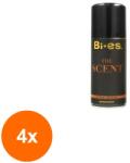 BI-ES Set 4 x Deodorant Spray pentru Femei Bi-es Men Scent 150 ml