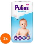 pufies Set 2 x 52 Scutece Pufies Sensitive, 4+ Maxi+, Maxi Pack, 10-15 kg (ROC-2xFIMPFSC140)