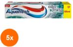 Aquafresh Set 5 x Pasta de Dinti Aquafresh Active Fresh, 125ml