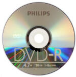 Philips DVD-R 4, 7 GB 16x slim tokos DVD lemez (PH922500) - nyomtassingyen