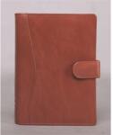 Saturnus Kalendárium, gyűrűs, betétlapokkal, "S", marhabőr, SATURNUS, "212", barna (23SS212-001)