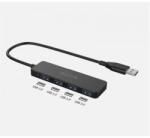 Approx USB HUB - USB3.0 4in1 HUB (4db USB3.0) Fekete (APPC49) - nyomtassingyen