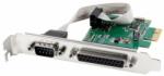 Gembird PEX-COMLPT-01 COM serial port + LPT port PCI-Express add-on card, with extra low-profile bracket (PEX-COMLPT-01) - nyomtassingyen