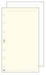 Saturnus Kalendárium betét, jegyzetlap, "M", sima, SATURNUS, fehér, 30lap/cs (23SM325-FEH)