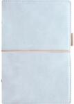 Filofax Kalendárium, gyűrűs, betétlapokkal, A5 méret, FILOFAX, "Domino" Soft", pasztellkék (FX-022603) - nyomtassingyen