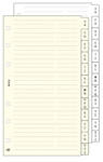 Saturnus Kalendárium betét, telefonregiszter, "L", SATURNUS, fehér, 12lap/cs (23SL315-FEH)
