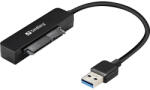 Sandberg Kábel Átalakító - USB3.0 to SATA Link (fekete; USB bemenet - SATA 2, 5" kimenet; max. 5 Gbit/sec) (133-87)