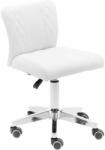 physa Gurulós szék háttámlával - 45-59 cm - 150 kg - fehér (CULLY WHITE)