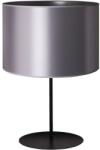 Duolla - Asztali lámpa CANNES 1xE14/15W/230V átm. 20 cm ezüst/fekete 603034 (DU603034)